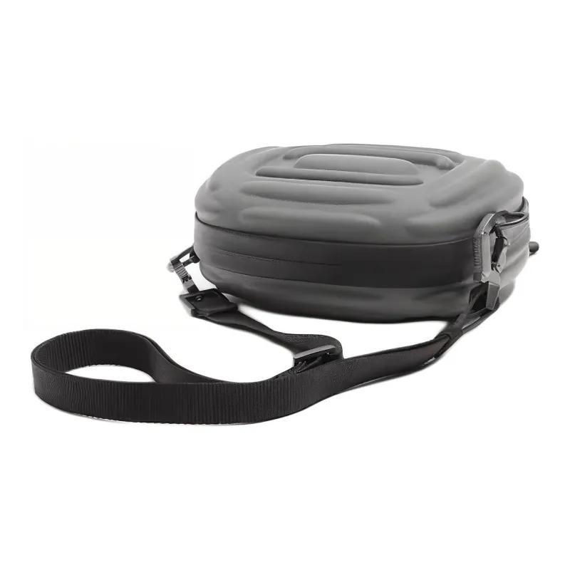 ZARA Polycarbonate Shoulder Bag Crossbody Bag Men's Silver-2