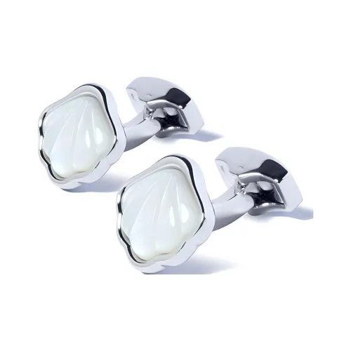 WILLIAM MILTON Cufflinks Men Pearl White
