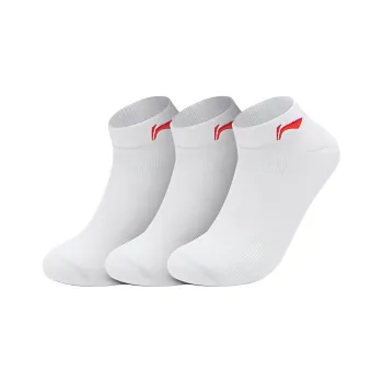 LiNing Ankle Socks Women's White Red