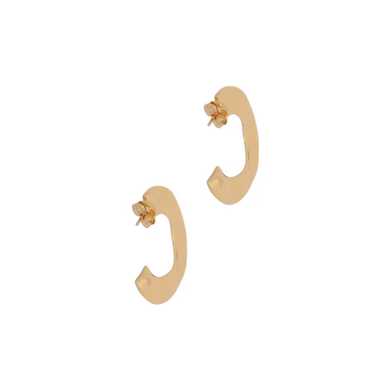 Federica Tosi Mindy Curved Hoop Earrings-2