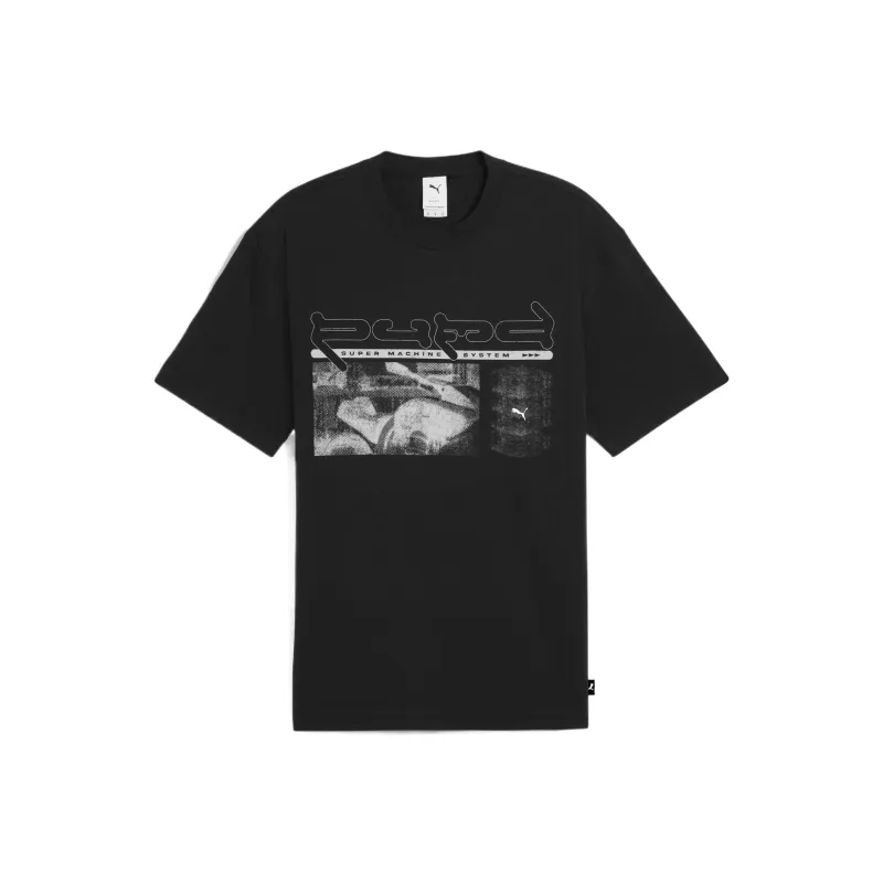 PUMA GRAPHICS T Shirt Men's Black-0