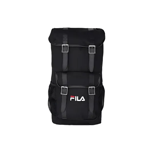 FILA Canvas Backpack Regular Unisex ** Black & White