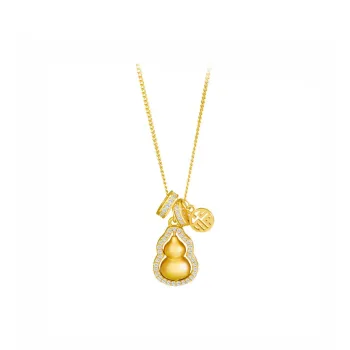 Ancient Jewelry S925 Silver Necklaces Women's Gold