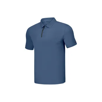 Skechers Comfort Sports Series Polo Shirt Men's Dark Blue Black 04W6