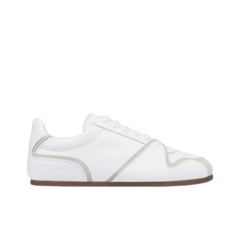 MOSCHINO Logo Embossed Lace Up Sneakers-1