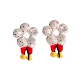 (Black Dot+Red Dot) Hair Tie