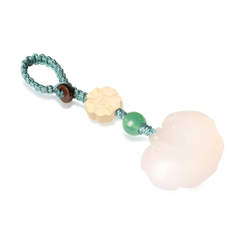 OSSINMI Chalcedony Keychains Unisex-0