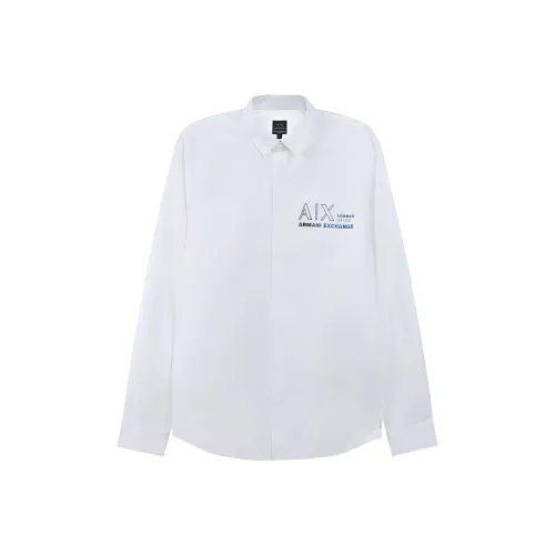 ARMANI EXCHANGE SS23 Shirt Men's White