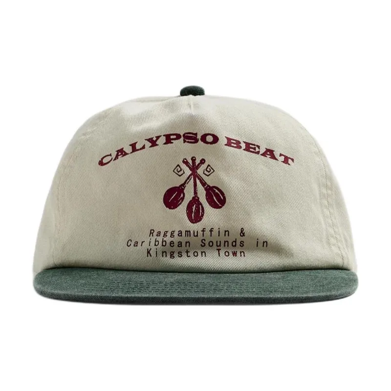 ZARA Cotton Baseball Caps Men's White-1
