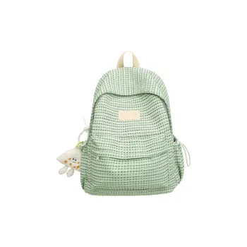 URBAN FOREST Nylon Backpack Large Size Women's Green/Pink/White/Grey/Black