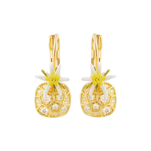 LES NEREIDES Gold Plated Earrings Women's Gold