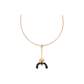 LOEWE Sterling Silver Necklaces Women's Gold