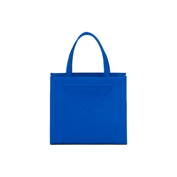 PRADA Twill Tote Bag, Shoulder Bag Women's Light Blue