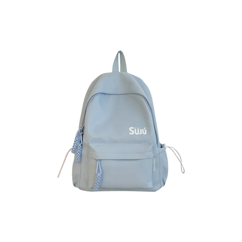Yalu Nylon Backpack Unisex Black/Burgundy/Yellow/Light Blue/Pink-8