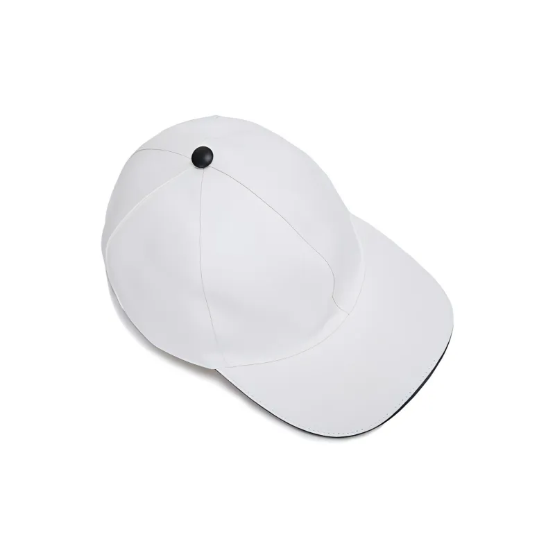 GUCCI GG Cutton Baseball Cap White-4