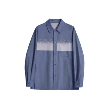 K-BOXING Shirt Men's Military Academy Blue