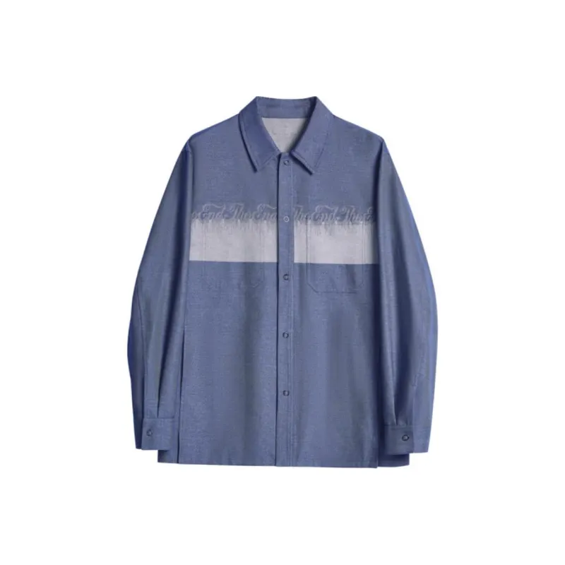 K BOXING Shirt Men's Military Academy Blue-0