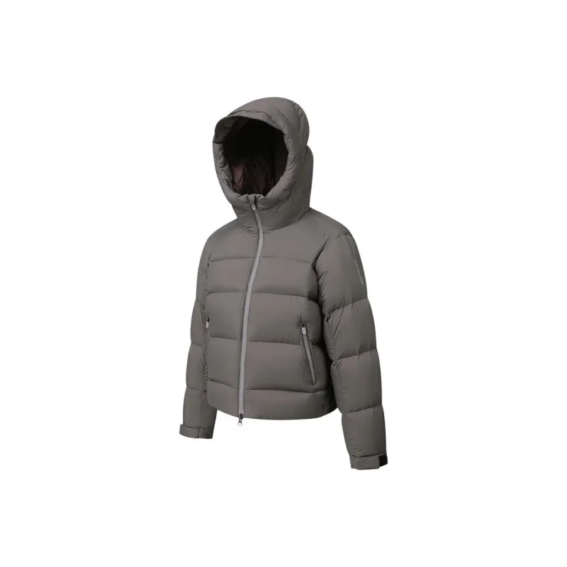 SALOMON Down Jacket Women's Gray-3