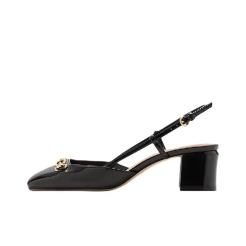 MANGO Chunky Heel High Heels 5cm Women's