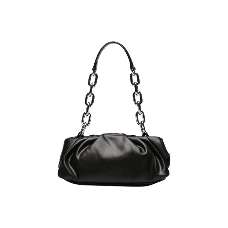 CALVIN KLEIN Polyester Portable One Shoulder Clutch Small Size Women's Black-3
