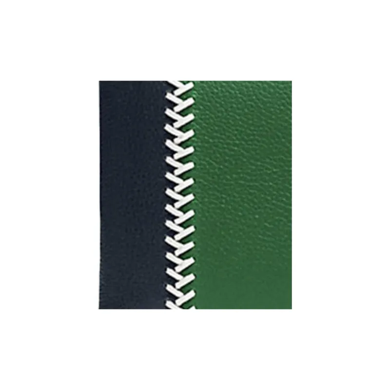 COACH 3 IN 1 Wallet Leather Small Clutch Wallet Regular Men's Green & Navy Blue-3