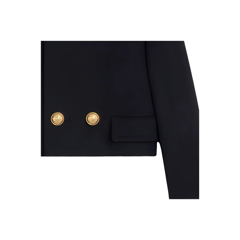 CELINE Brompton Jacket In Cashmere Cloth-4