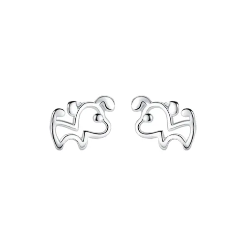 Universe Search S925 Silver Stud Earrings Women's