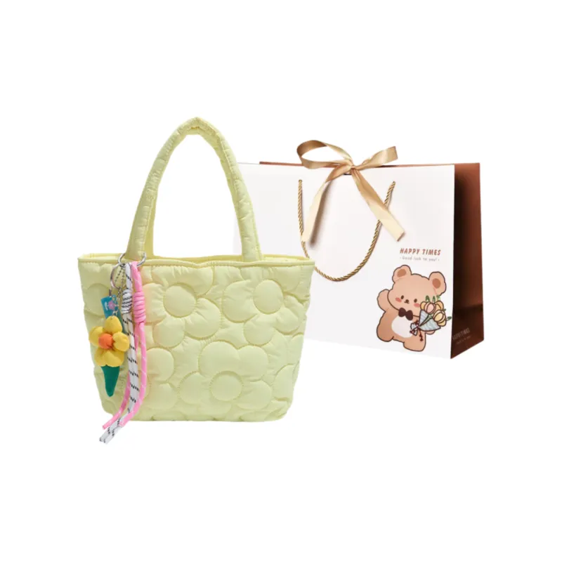 ERANGBEAR Nylon Handheld One Shoulder Handbag Regular Women's Multicolor-4