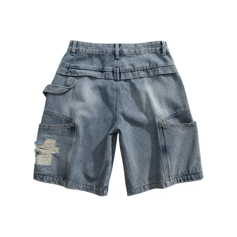 DUKE+DEXTER Denim Shorts Unisex Blue-1