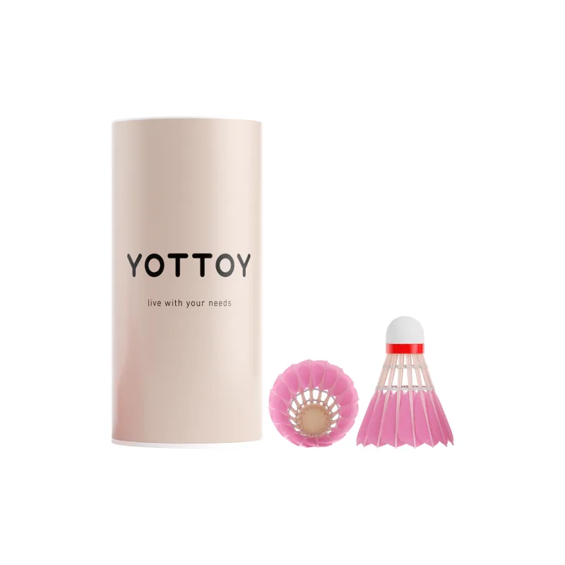 YOTTOY 3 Pack Duck Feather Shuttlecocks-0