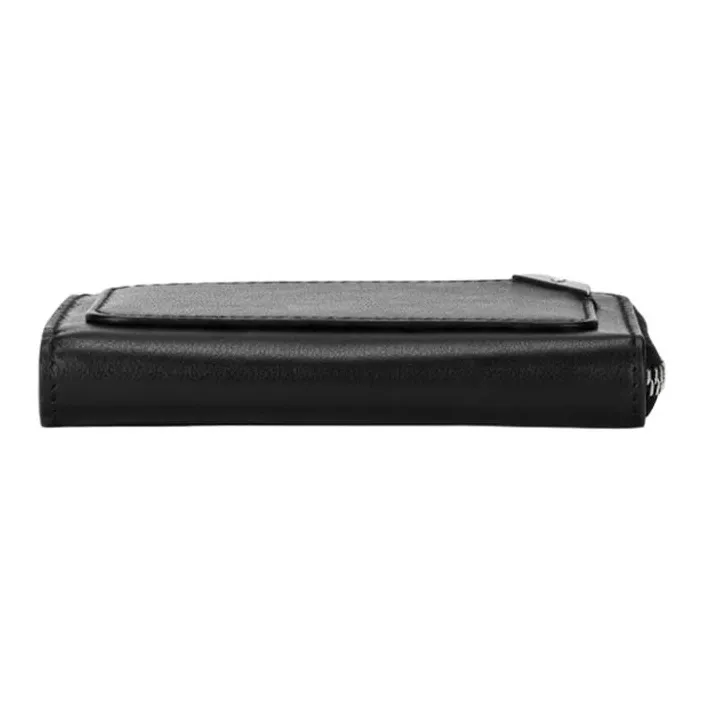 MONTBLANC Meisterstuck Leather Business Card Holder Coin Purse Men's Black-3