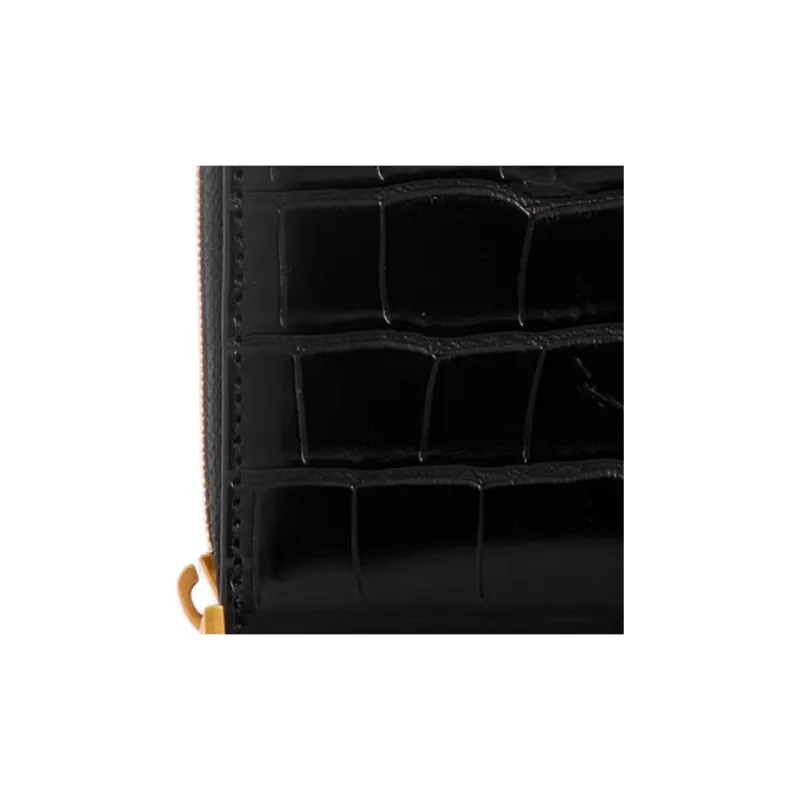GUESS Artificial Leather Wallet Small Size Women's Black-4