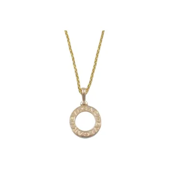BVLGARI 2010s 18K Rose Gold Mother Of Pearl Necklace