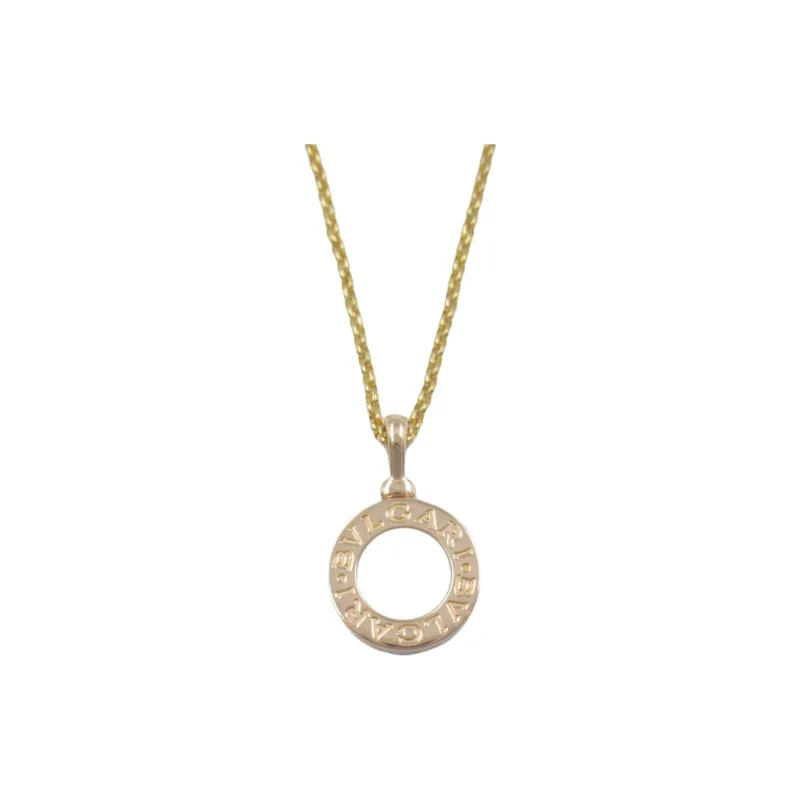 BVLGARI 2010s 18K Rose Gold Mother Of Pearl Necklace-0
