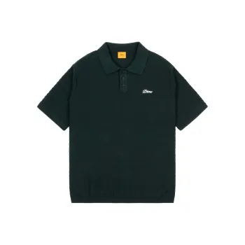 Dime MTL SS24 Polo Shirt Unisex Forest Green