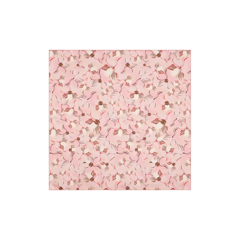 FENDI Silk Knit Scarves Women's Pink-0