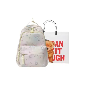 Worm's Home Nylon Fabric Backpack Women's Multicolor