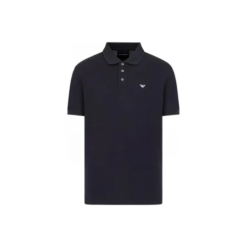 EMPORIO ARMANI Embroidered Chest Logo Polo Shirt