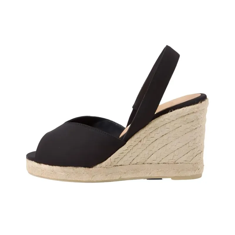 Castañer One Strap Sandals Women's Black-0