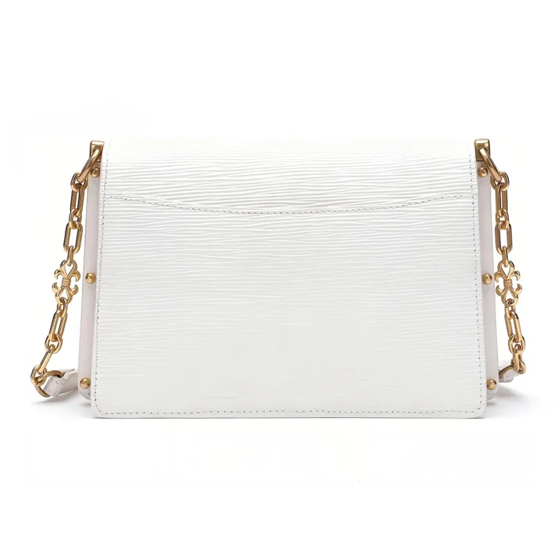 Satchi Top Grain Cow Leather Crossbody Bag Women's Red/White/Yellow/Purple/Black-10