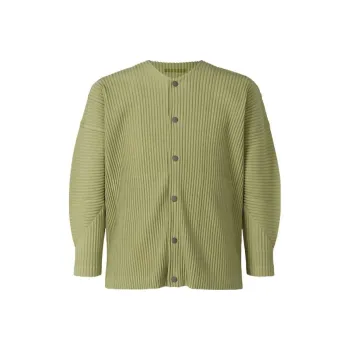 Homme Plissé Issey Miyake Shirts Men Green