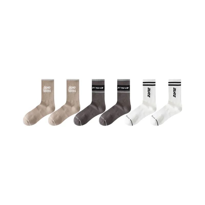 Cotton Gene Mid Calf Socks Men's Combo Set-38