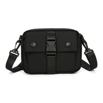 Tong Tong Rabbit Nylon Crossbody Bag Unisex Black/White/Khaki