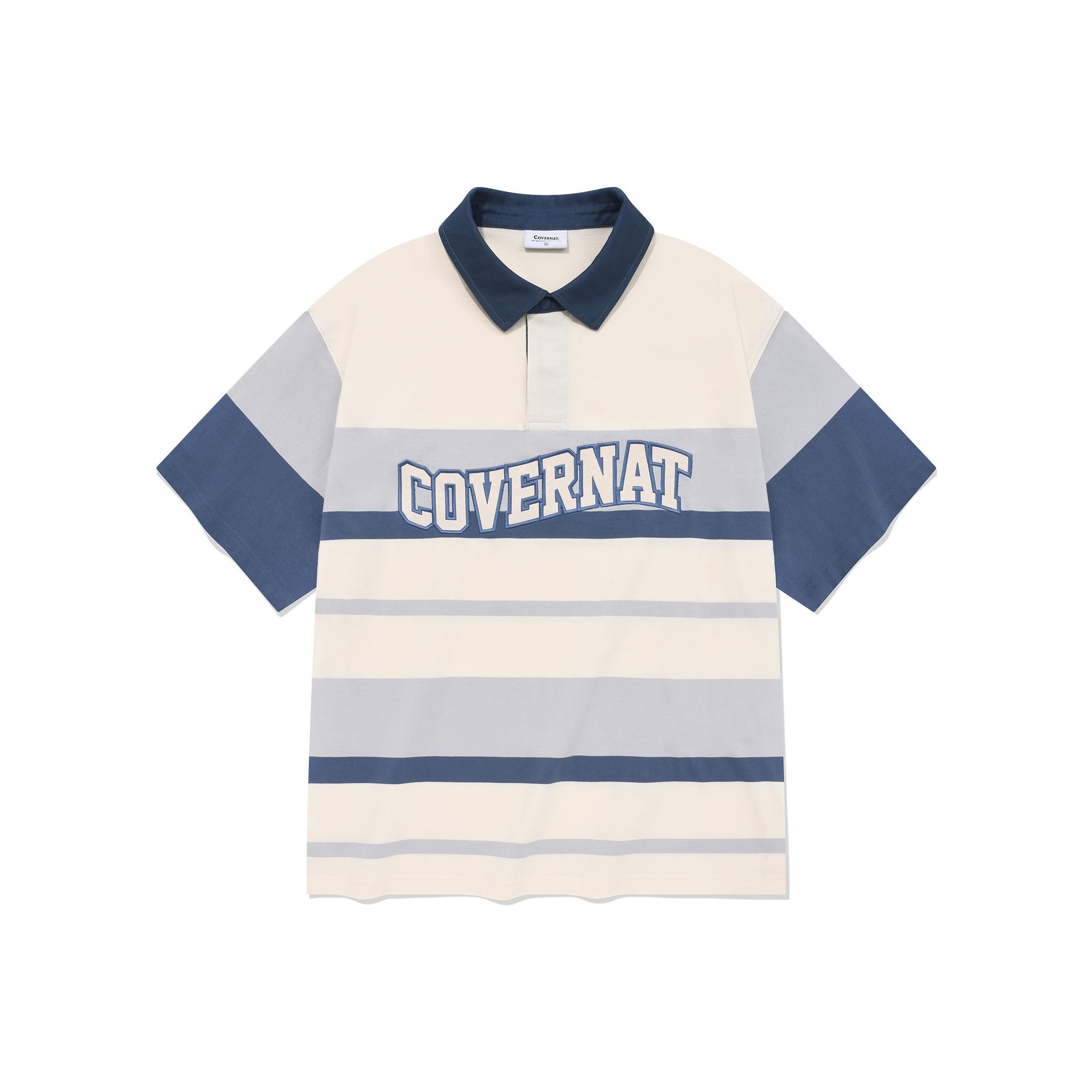 ポロシャツ COVERNAT preppy collar t-shirt white COVERNAT Polo Shirts Men on Sale & Authentic - POIZON
