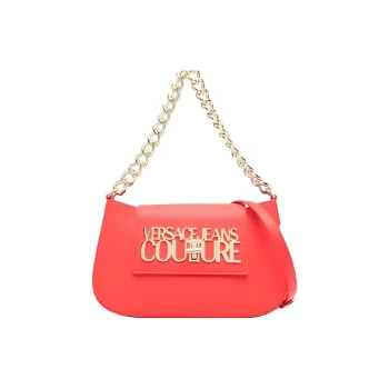 VERSACE JEANS COUTURE Polyester Handbag, Shoulder Bag Women's Red