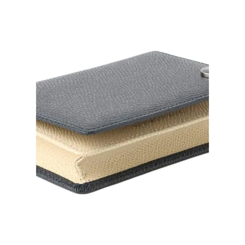 Beams Cow Leather Wallets Card Holders Men's Marine Blue-4