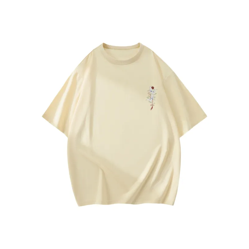Caramella Drop Shoulder Sleeve T Shirt Unisex-14