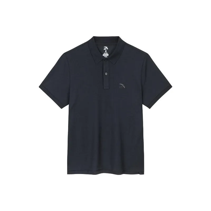 Anta Life Collection Sports Life Collection Polo Shirt Men's Basic Black-0