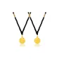 1 Pair Fu Character Pendant (S925 Silver)
