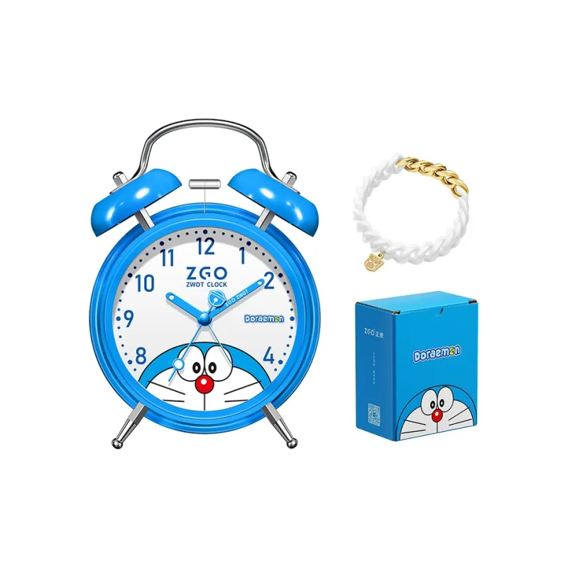 Zgo Sweeping Seconds Movement Metal Alarm Clock Unisex-6
